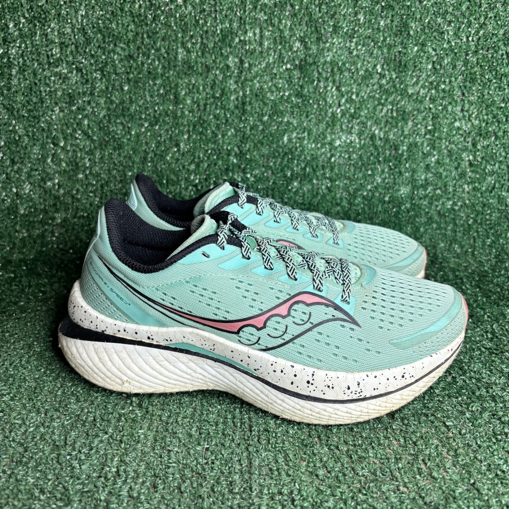Saucony Endorphin Speed 3 Running Athletic Sneakers Sprig Black‎ Womens Size 7.5
